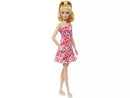 Barbie Vestido Flores Rosa