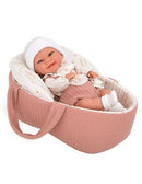 Bebé Rosa con Capazo Babyto 33cm