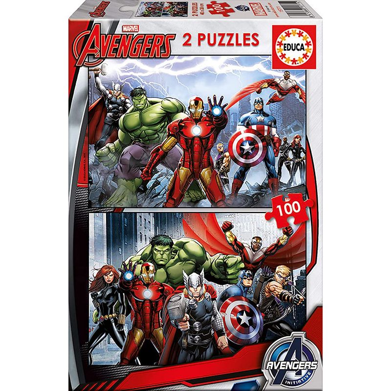 2 Puzzles Avengers. 100 Piezas