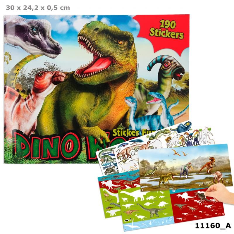 Dino World Pegatinas Divertidas
