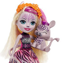 Enchantimals Muñeca Zedie Zebra