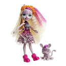 Enchantimals Muñeca Zedie Zebra