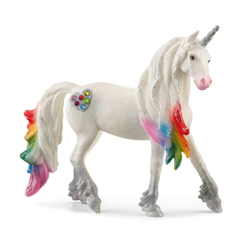 Schleich Figura Unicornio arcoíris, semental