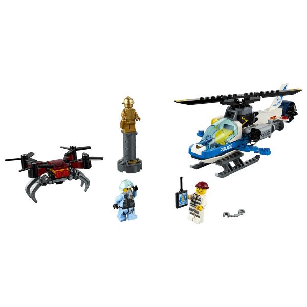 Lego City Policía Aérea Caza Dron 60207 - TheBlueKid