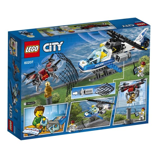 Lego City Policía Aérea Caza Dron 60207 - TheBlueKid