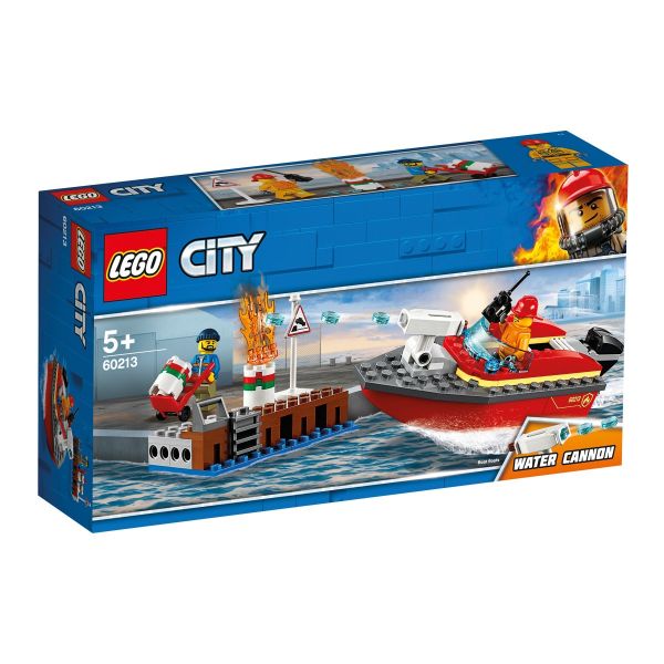 Lego City llamas en muelle 60213 - TheBlueKid