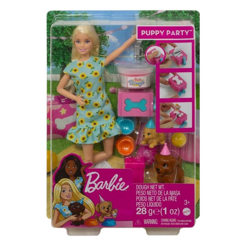 Barbie Muñeca Fiesta de perritos