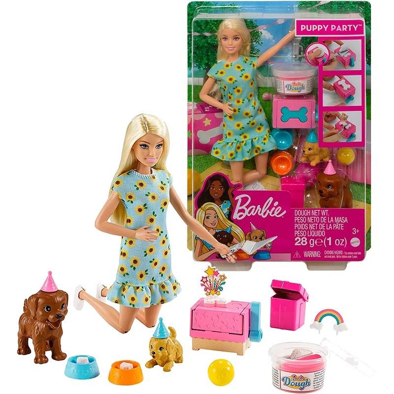 Barbie Muñeca Fiesta de perritos