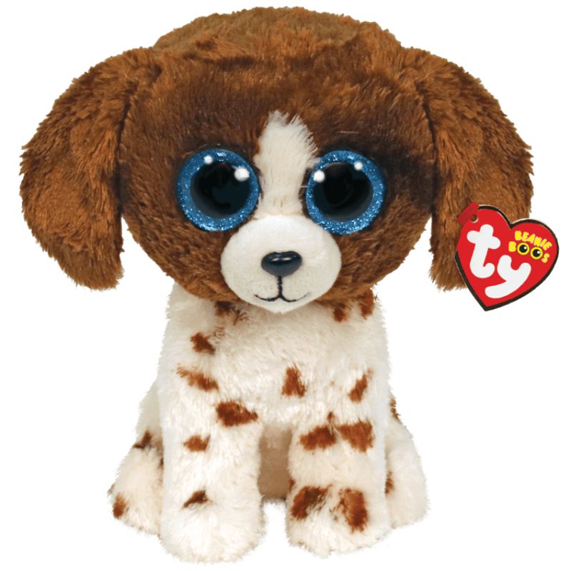 Ty Peluche Beanie Boo Perrito Muddles 15cm