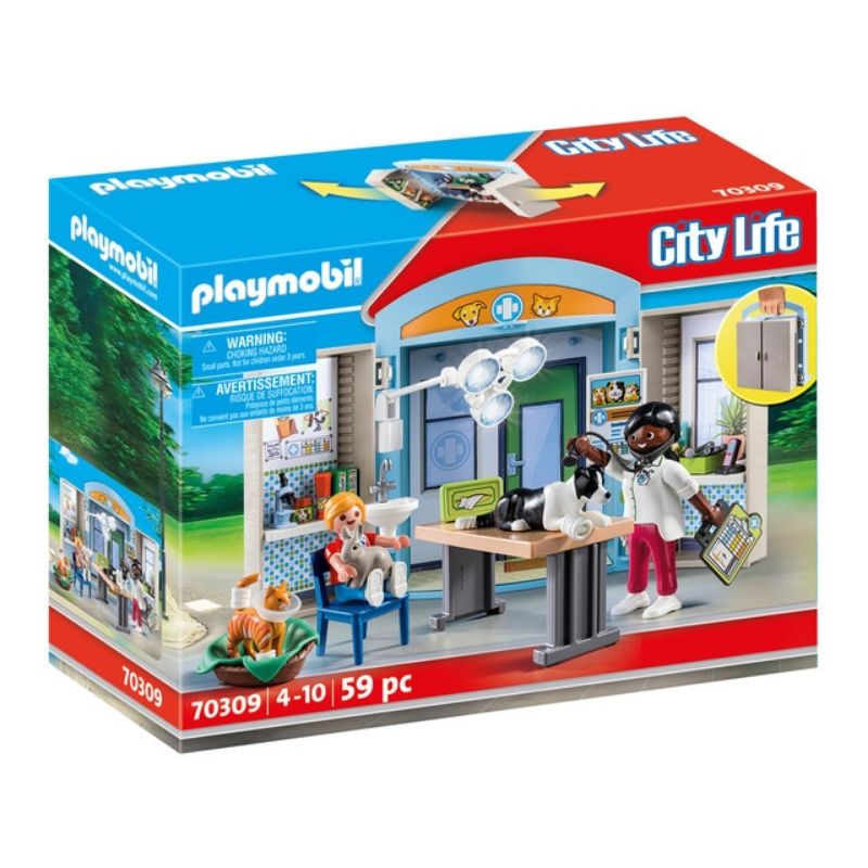 Playmobil City Live Cofre Cínica Veterinaria 70309
