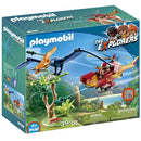 Playmobil Explorers Helicótero con Pterosaurio 9430