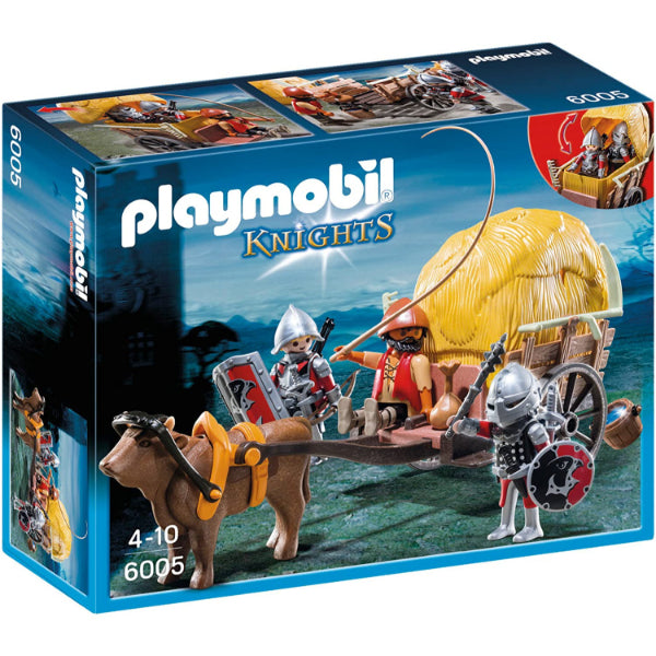 Playmobil Knights Caballeros Halcón Carro Camuflaje 6005
