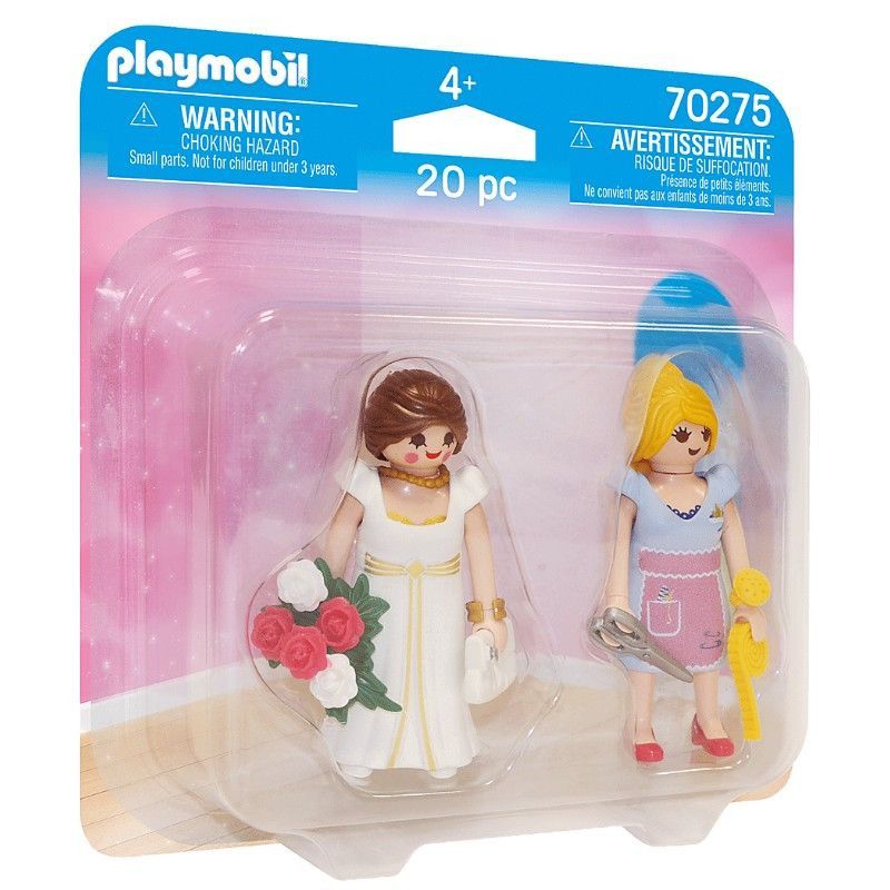 Playmobil Duo Pack Novia y Costurera 70275