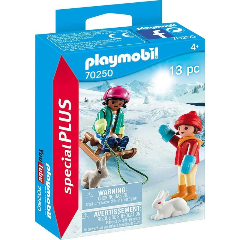 Playmobil Special Plus Niños con trineo 70250