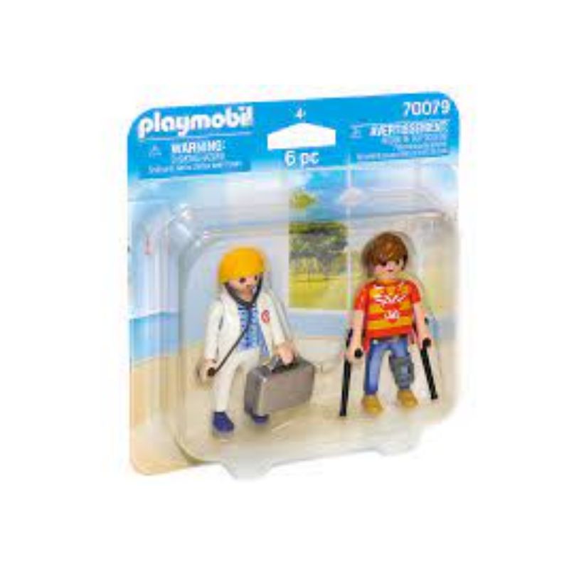 Playmobil Duo Pack Doctora y Paciente 70079