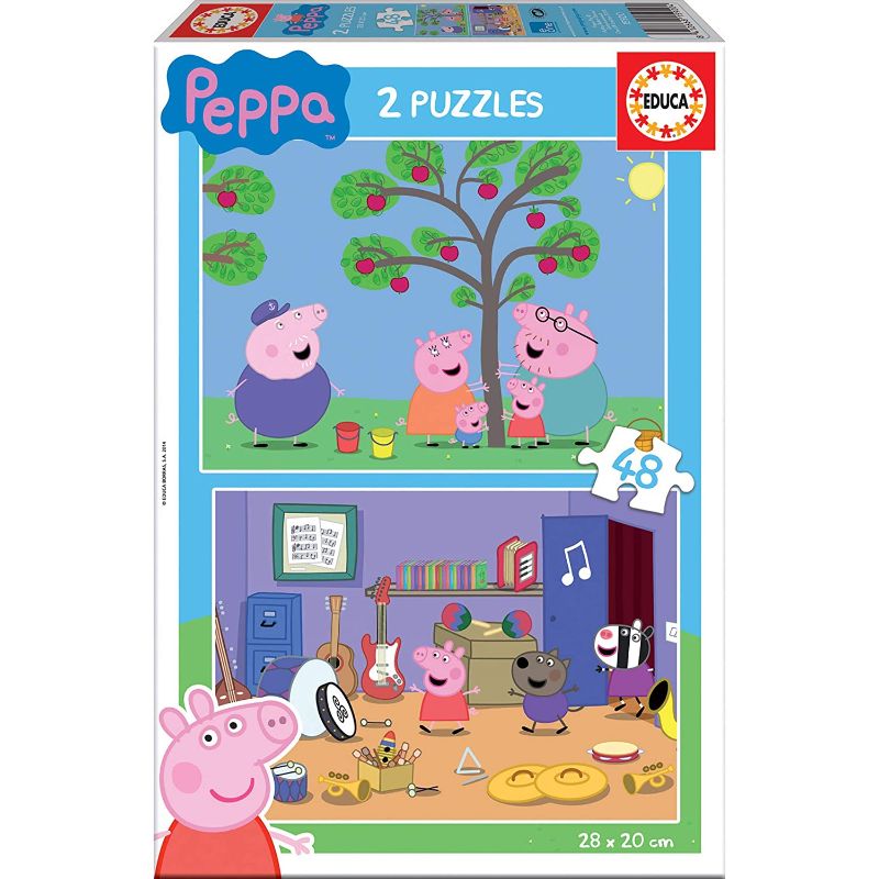 Peppa Pig Puzzles 2x48piezas