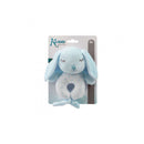 Peluche sonajero conejito azul