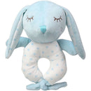 Peluche sonajero conejito azul