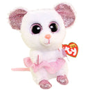 Ty Peluche Beanie Boo Nina Mouse 24cm