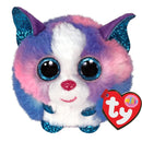 Ty Peluche Puffie Husky Cleo 10 cm