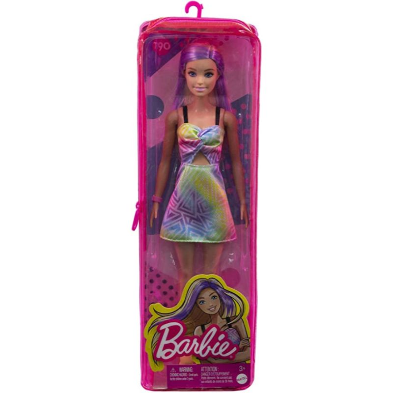Barbie Muñeca Fashionista Mono Arcoiris