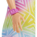 Barbie Muñeca Fashionista Mono Arcoiris