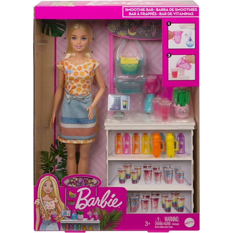 Barbie Muñeca Puesto de Smoothies