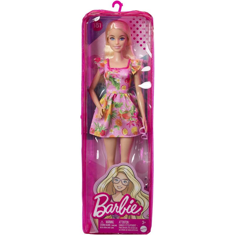 Barbie Muñeca Fashionista Vestido de Frutas
