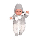 Muñeca Arias Erea llorona gris