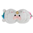 Almohada de viaje y antifaz