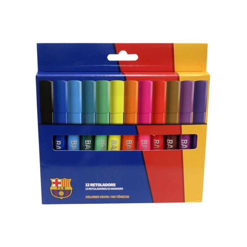 FC Barcelona 8 Rotuladores de colores - TheBlueKid