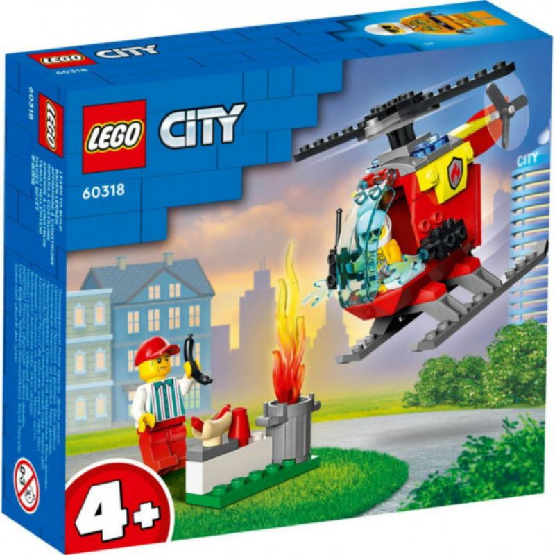 Lego City Helicóptero de Bomberos 60318