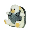 Mochila Peluche Osito Blanco