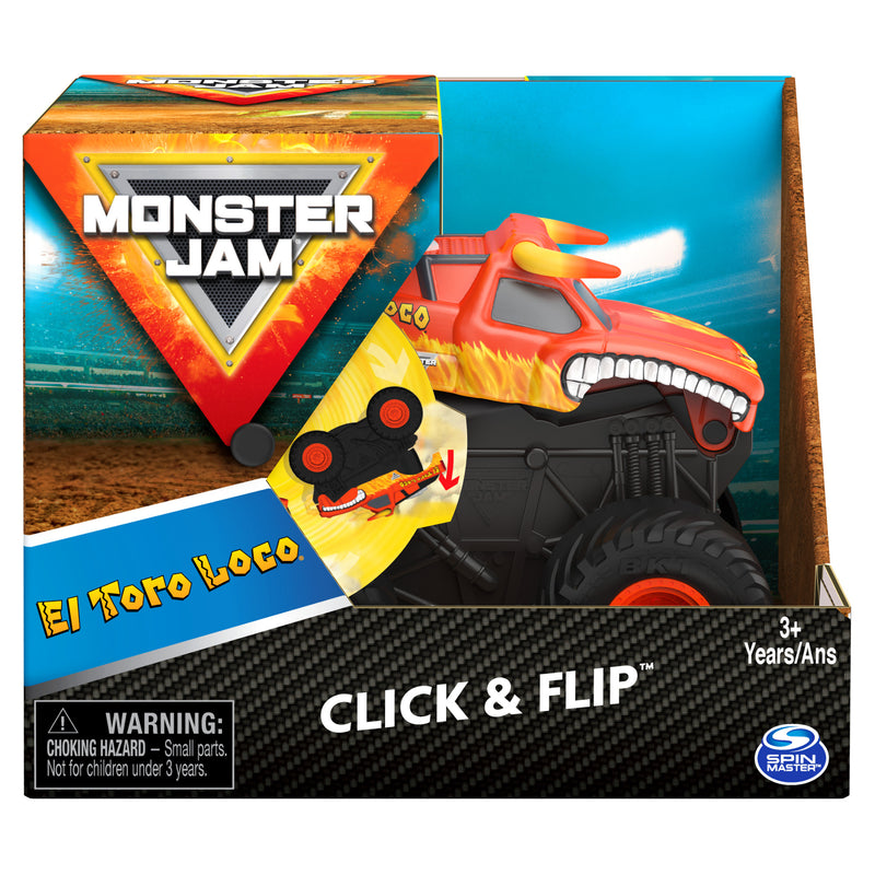 Coches Monster Jam Saltos Increibles con ruidos 1:43 The Blue Kid
