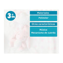 Conejo Musical Estrella Rosa