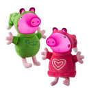 Peluche Peppa Pig y George luz