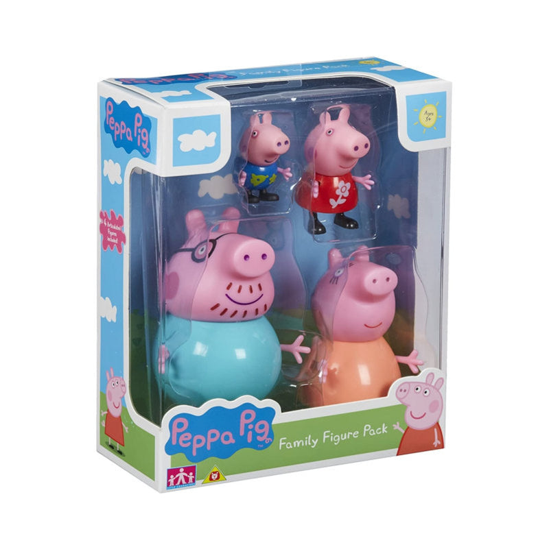 Peppa Pig Pack 4 figuras familia - TheBlueKid