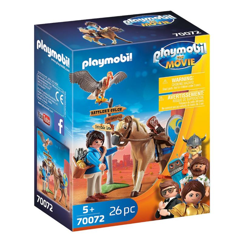 Playmobil The Movie Marla con Caballo 70072