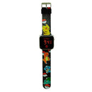 Pokemón Negro Reloj Led