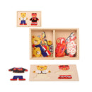 Puzzle aprende a vestir