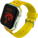 Pokemón Amarillo Reloj Led