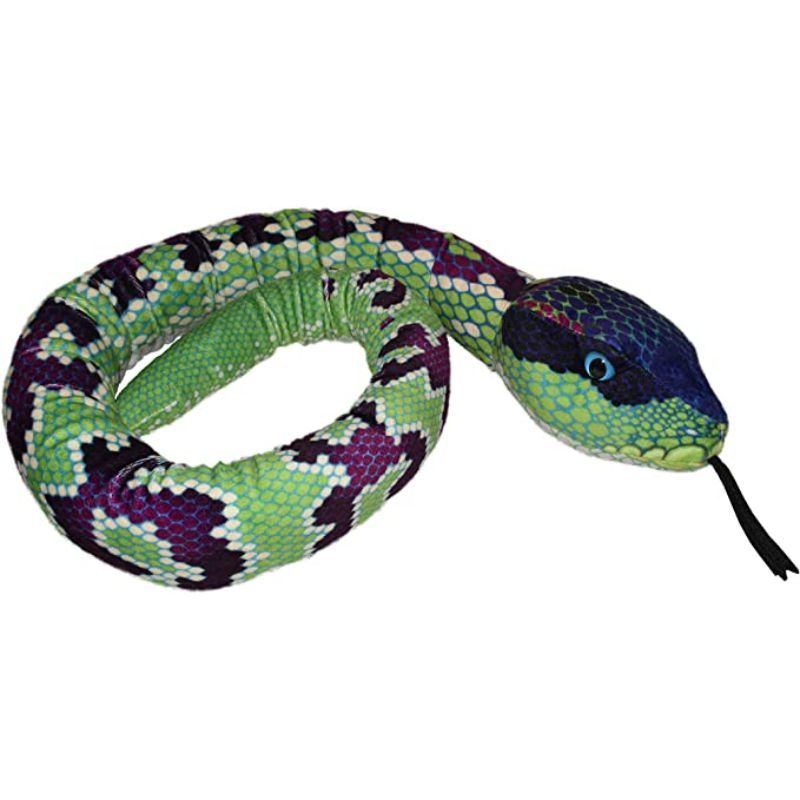 Peluche Serpiente Verde y Púrpura | Wild Republic
