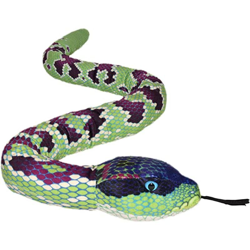Peluche Serpiente Verde y Púrpura | Wild Republic