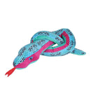 Peluche Serpiente Gigante Azul y Rosa