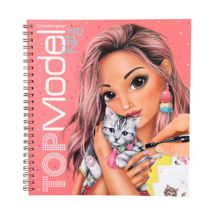 Top Model Crea tu libro de colorear Kitty - TheBlueKid