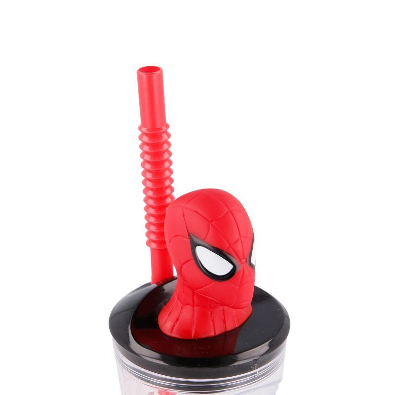 Spiderman Vaso con figura en 3D