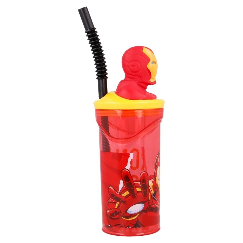 Iron Man Vaso con figura en 3D