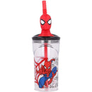 Spiderman Vaso con figura en 3D